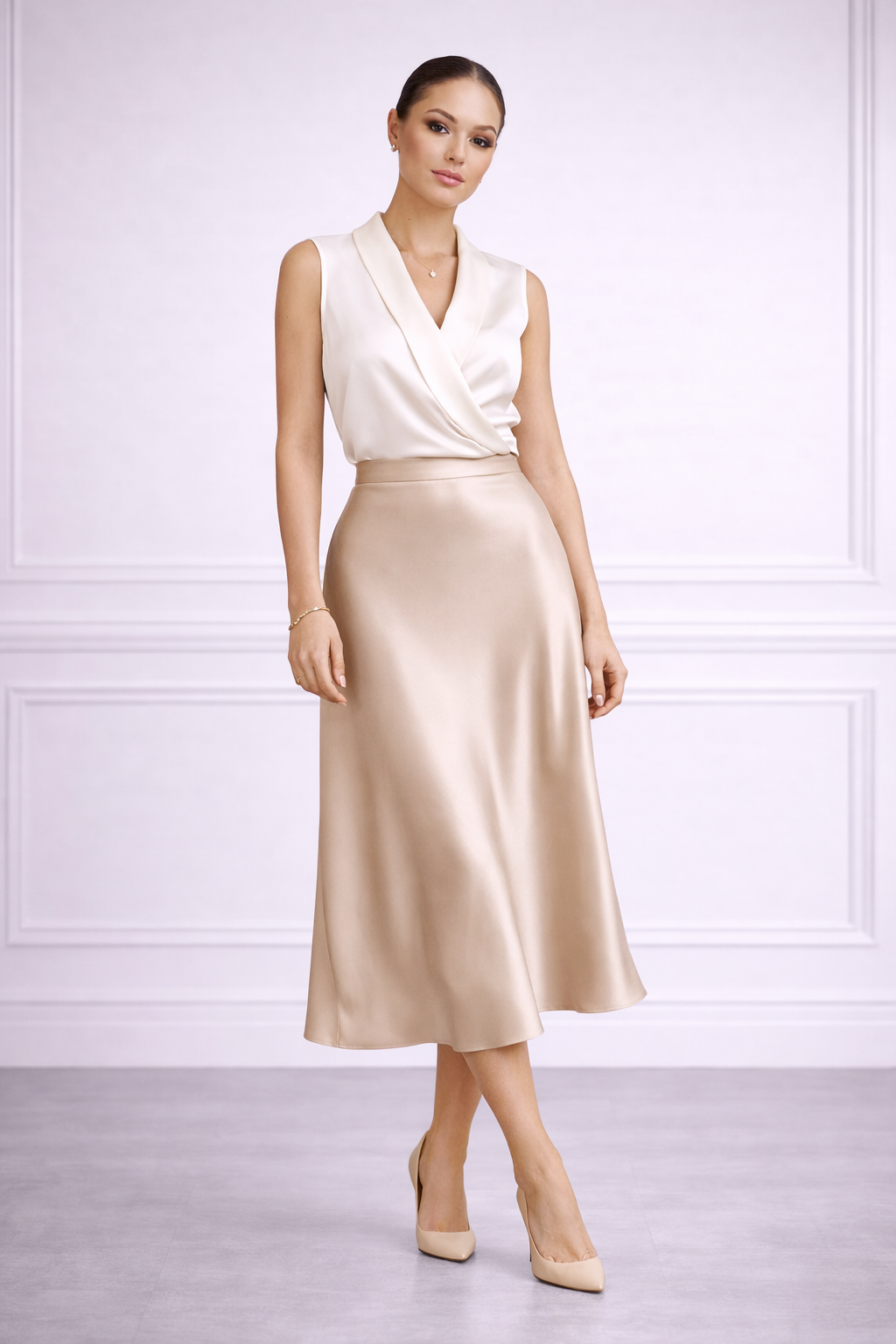 Falda Élysia Satin