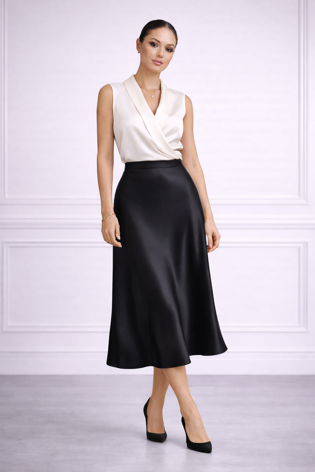 Falda Élysia Satin
