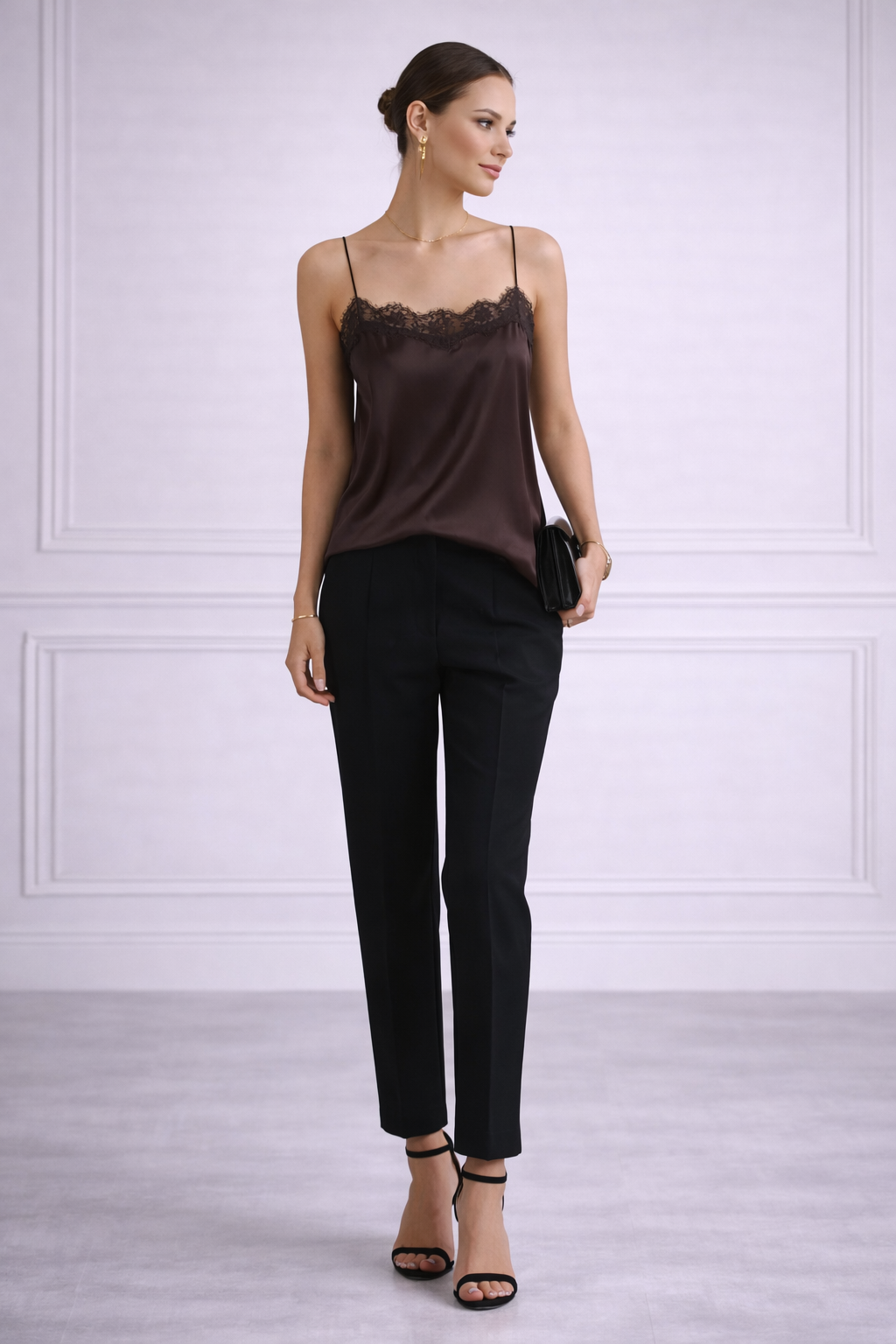 Blusa Satin Lace Étoile